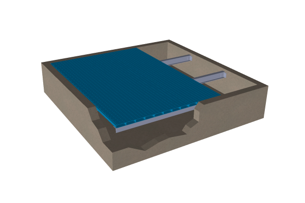 Couvertures avec profilés de pultrusion